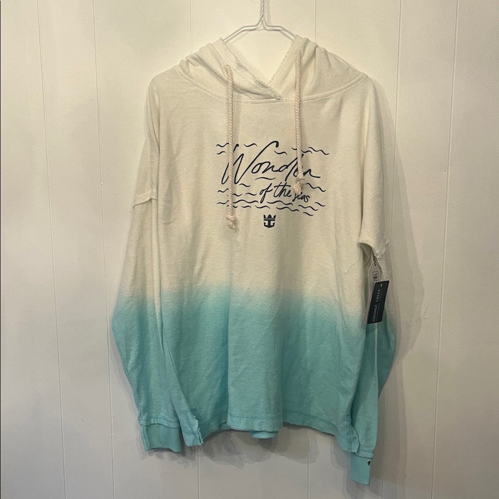 Wonder of the Sea Women's Ombre Hoodie Size 2XL NWT